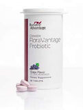 Bariatric Advantage Chewable FloraVantage Probiotic - 10 Billion CFUs - Probiotic Supplement - for Gut Health & Immune System - Vegetarian & Gluten Free - Grape Flavor - 90 Tablets