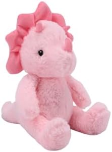 Pink Dinosaur Stuffed Animals for Girls, Dinosaur Toys for Kids 3-5, Soft Dinosaur Plush for Baby and Toddlers, Xmas Birthday Gift for 4-6, 6-8 Year Old