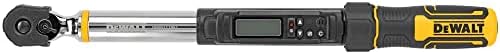 DEWALT Digital Torque Wrench, 3/8 inch Drive, 20-100 FT-LB, with Storage Case (DWMT17061)