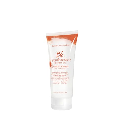 Bumble and bumble. Hairdresser's Invisible Oil Hydrating Conditioner | Hydrating, Anti Frizz, Shine, Color Safe | Curly, Wavy, Straight | With Argan Oil, Coconut Oil + Grapeseed Oil