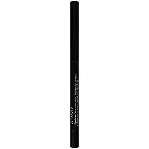 Almay All-Day Eyeliner Pencil, Hypoallergenic, Cruelty-Free, Ophthalmologist Tested, Long Wearing and Water Resistant, 205 Black, 0.01 Oz