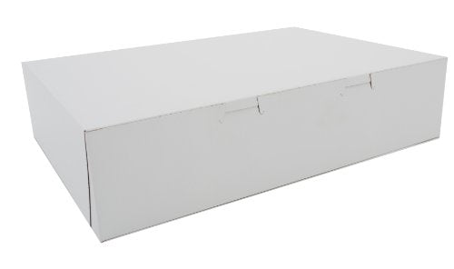Southern Champion Tray 1030 Premium Clay Coated Kraft Paperboard White Donut Box, 15" Length x 11" Width x 3-1/2" Height (Case of 100)