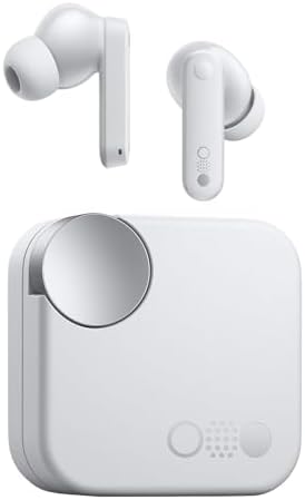 CMF Buds Wireless Bluetooth Earbuds, 42dB Noise Cancelling Earbuds,Dirac HD Audio, 35.5H Playtime, BT5.3, IP54 Waterproof, 4HD Mics Wireless Headphones for iPhone & Android (Light Grey)