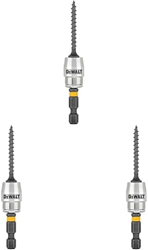 DEWALT FlexTorq Magnetic Bit Holder, Impact Ready, 2-Inch (DWA2SLVIR) (Pack of 3)