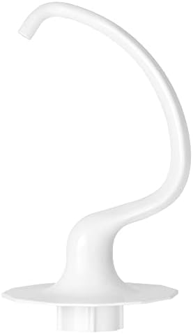Dough Hook K5ADH Replacement for KitchenAid 6 Quart Bowl-Lift Stand Mixer, Dough Hook Replacement for KitchenAid 6QT Bowl-Lift Professional 600 Series Mixers, White