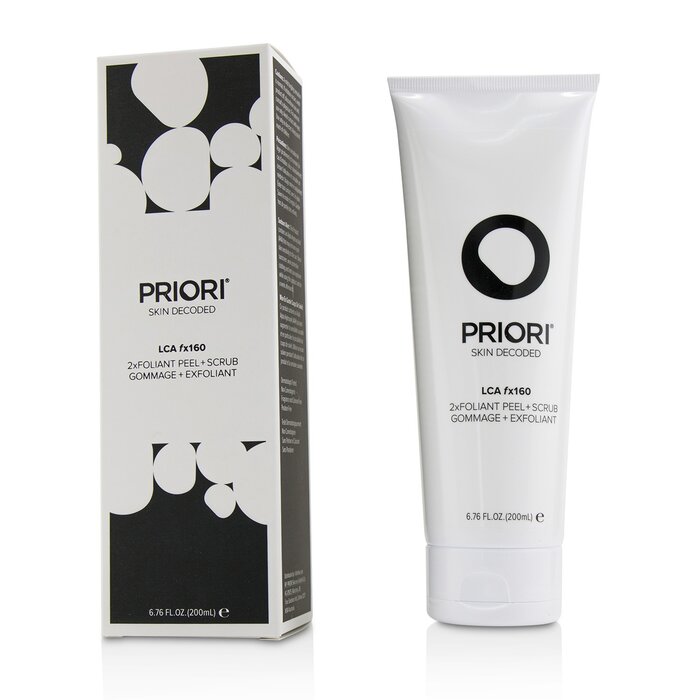 Priori Skin Decoded LCAfx160 2xFoliant Peel + Scrub 6.76 oz NIB SEALED (729)