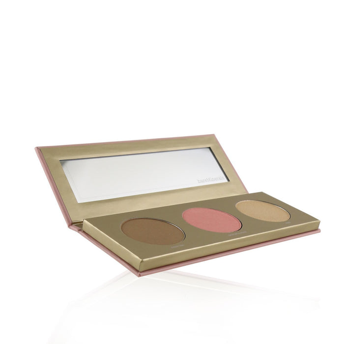 BAREMINERALS Bare Glow On-the-go Face Palette Bronzer Highlight Blush