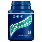 Wrigley's Airwaves Sugarfree Gum - Menthol & Eucalyptus (46 per pack) - Pack of 2