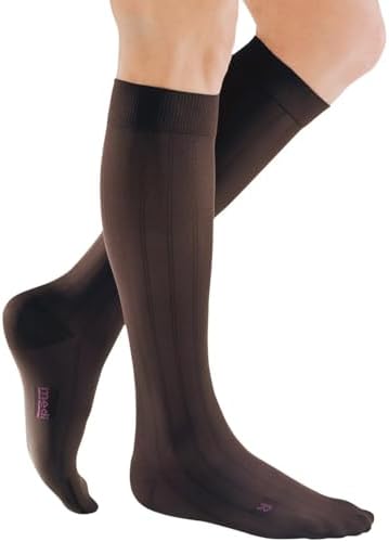 mediven for Men Classic, 20-30 mmHg – Calf High Compression Stockings, Closed Toe Leg Circulation for Men, Compression Dress Socks, Leg Support Compression Coverage