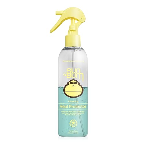 Sun Bum Heat Protector Spray | Vegan and Cruelty Free Hair Protecting Spray for All Hair Types | 6 oz