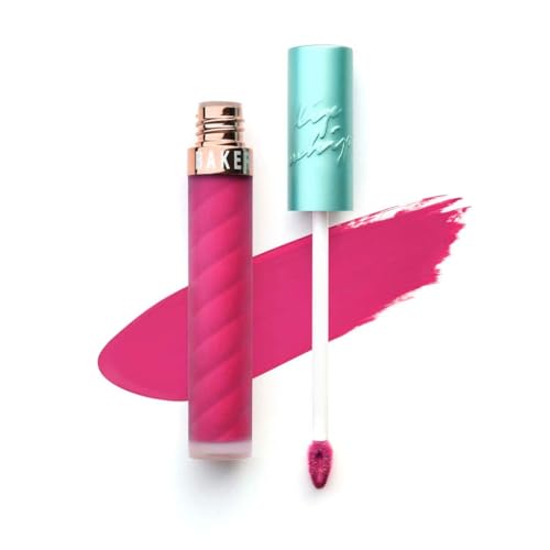 Beauty Bakerie Lip Whip Liquid Lipstick for Women, Waterproof Lip Gloss, Tint, Stain Long Lasting Hydrating Moisturizer, Matte or Metallic, 3.5mL, Sakura Delight