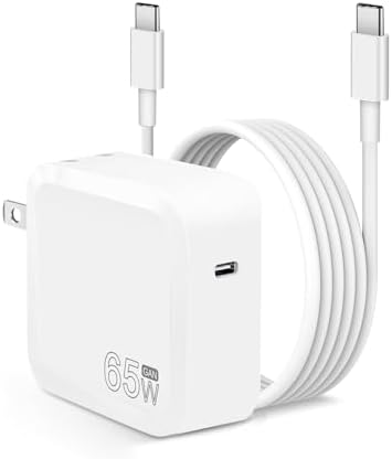 65W Type C Laptop Charger for Samsung Galaxy Book 360, Galaxy Book Pro 13.3" 15.6" ep-ta865 NP950QDB NP930QDB NP935QDC NP950XDB NP930XDB, Samsung Chromebook 4 4+ Plus XE310XBA