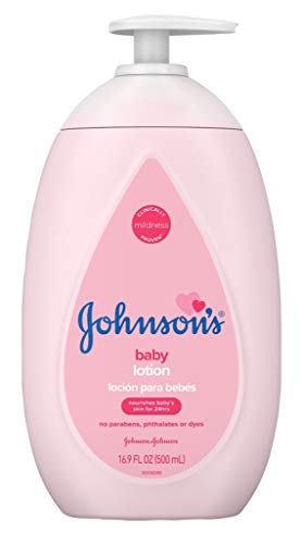 Johnsons Baby Lotion 16.9 Ounce Pump (500ml) (3 Pack) (Packaging may vary)