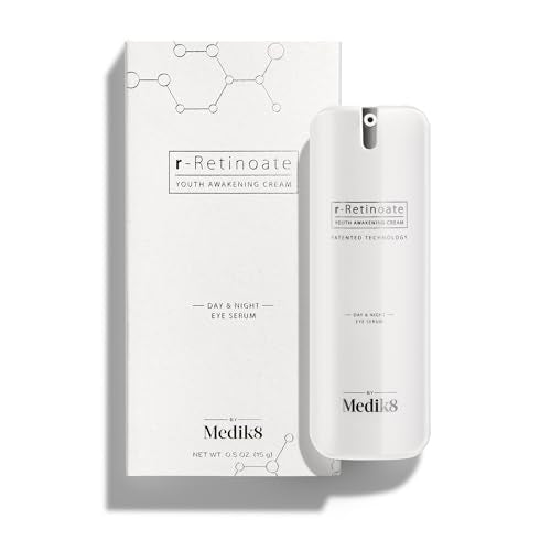 Medik8 R-Retinoate Day & Night Eye Serum - Hydrating, Plumping Vitamin A Undereye Serum - Reduces Fine Lines, Wrinkles, Dark Circles - 0.5 oz