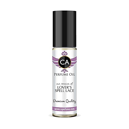 CA Perfume Impression of Victoria S. Lover’s Spell Lace For Women Replica Fragrance Body Oil Dupes Alcohol-Free Essential Aromatherapy Sample Travel Size Long Lasting Attar Roll-On 0.3 Fl Oz/10ml