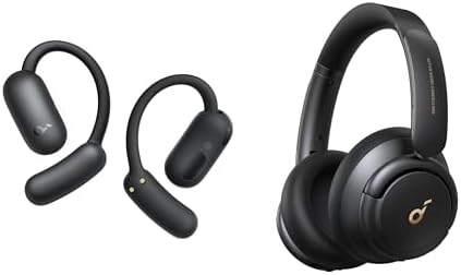 Soundcore AeroFit 2 by Anker Open-Ear Headphones with Life Q30, Adjustable Ear Hooks, Snug Fit, Rich Bass, Hi-Res Wireless Audio, 42H Playtime, Bluetooth 5.4, App Control, IP55, AI Clear Calls