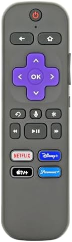 Replacement OEM RC-FA5 / RC-GZ1 Universal Streaming Stick Remote Control for Roku Stick RC-GZ1. with Voice. Works with HDMI Streaming Stick, Streaming Players, TVS. Replaces RC-GZ1. [RF]