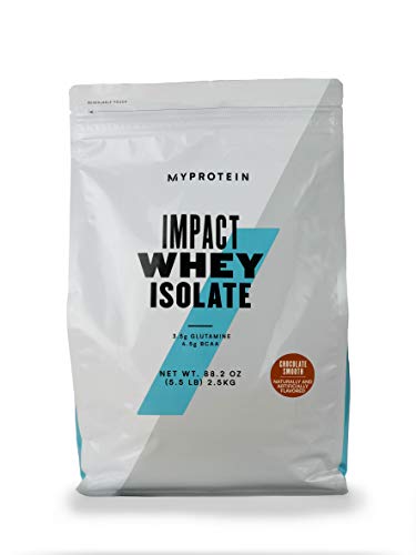 Myprotein® - Impact Whey Isolate - Whey Protein Powder - Naturally Flavored Drink Mix - Daily Protein Intake for Superior Performance - Chocolate (5.5 lbs, Pack of 1)