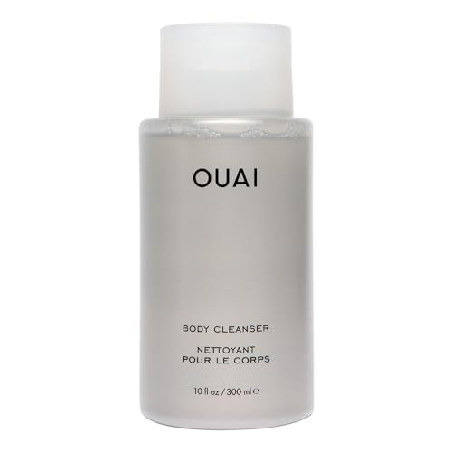 OUAI Body Cleanser, Dean Street - Foaming Body Wash with Jojoba Oil and Rosehip Oil to Hydrate, Nurture, Balance and Soften Skin - Paraben, Phthalate and Sulfate Free Skin Care Products (10 Fl Oz)