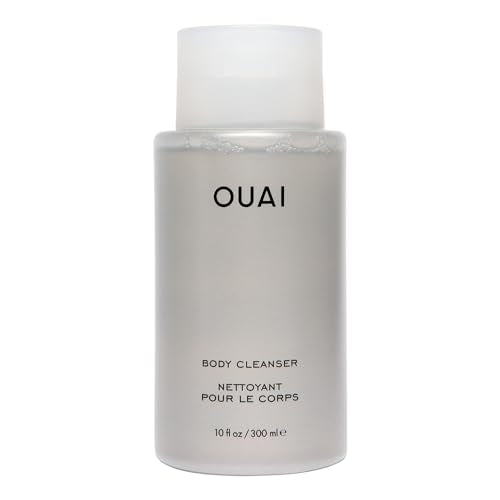 OUAI Body Cleanser, Dean Street - Foaming Body Wash with Jojoba Oil and Rosehip Oil to Hydrate, Nurture, Balance and Soften Skin - Paraben, Phthalate and Sulfate Free Skin Care Products - 10 Oz