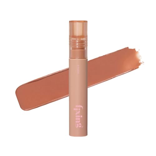 ETUDE Fixing Tint #04 Ginger Milk Tea | Long Lasting High Pigmented Liquid Lipstick | Waterproof Lightweight Matte Finish Lip Stain | Full Coverage | Korean Makeup, Kbeauty, Perfect for Gift