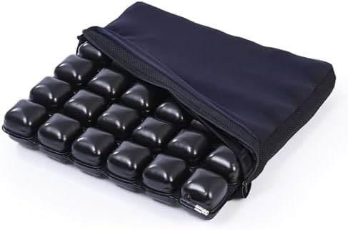 Air Cushions for Pressure Sores on Buttocks – Inflatable Wheelchair Seat Cushion for Pressure Relief - 17 Inches Coccyx Cushion for Tailbone Pain