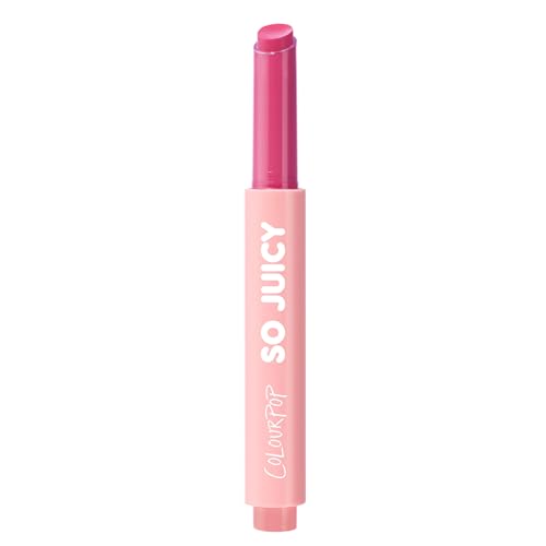 ColourPop So Juicy Plumping Lip Gloss Balm - Hydrating Lip Gloss & Balm Hybrid with Peptides - Non-Sticky Formula - Visibly Plumps Lips & Delivers Buildable Color - Dolled Up (0.07 oz)
