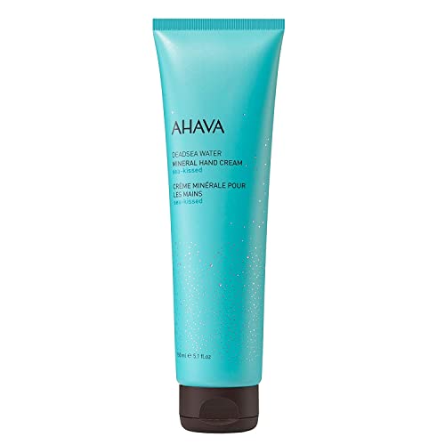 AHAVA Dead Sea Water Mineral Hand Cream - Hand Moisturizer For Dry Cracked Hands, Light & Fast Absorbing, Enriched with Exclusive blend Osmoter, Smoothing Witch Hazel & Soothing Allantoin