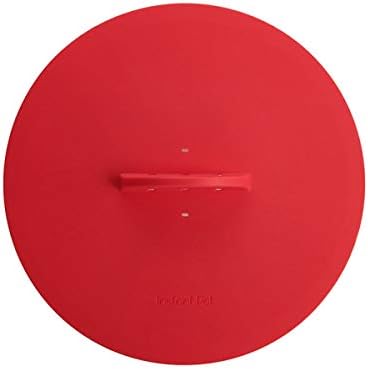 Instant Pot Official Universal Silicone Bakeware Lid, Red - Fits Fluted, Springform & Round Pans For Baking & Cooking, Heat-Resistant, Non-Stick, Dishwasher Safe, Compatible with 6 Qt., 8 Qt. Cookers