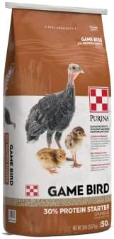 Purina® | Game Bird + Turkey Startena Complete Feed | 50 Pound (50 lb.) Bag