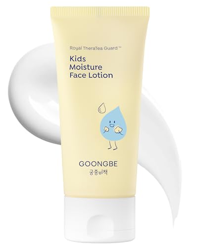 Kids' Moisture Face Lotion - Korean Kids Daily Face Moisturizer - 8hr Moisturizing Refreshing Cream Type Lotion with Cica and Allantoin - Allergen Free Scent, 2.7 fl.oz.