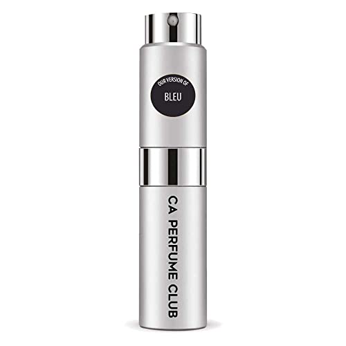 CA Perfume Impression of Bleu For Men Eau de Parfum Spray Refillable Atomizer Bottle 0.27 Fl Oz/8ml-X1