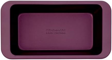 KitchenAid 9x5in Nonstick Aluminized Steel Loaf Pan, Beetroot