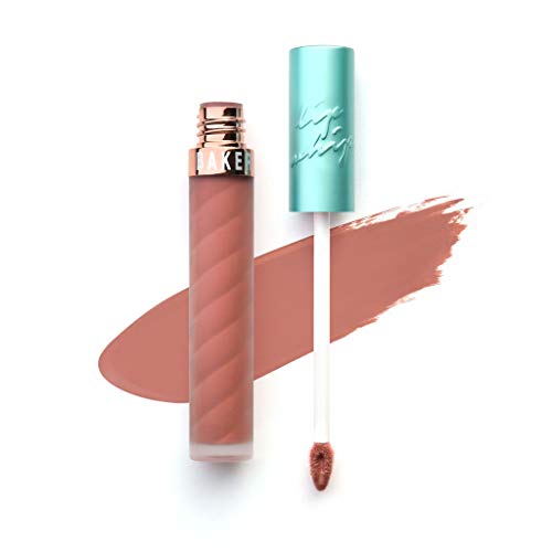 Beauty Bakerie Lip Whip Liquid Lipstick for Women, Waterproof Lip Gloss, Tint, Stain Long Lasting Hydrating Moisturizer, Matte or Metallic, 3.5mL, Cake d’Ivoire
