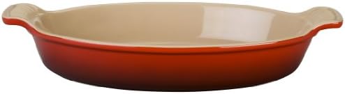 Le Creuset Stoneware Heritage Oval Au Gratin, 1.7 qt. (11.25"), Cerise