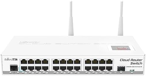 Mikrotik CRS125-24G-1S-2HnD-IN, Cloud Router Gigabit Switch, Fully manageable Layer 3, 24x 10/100/1000, 1000mW Wireless