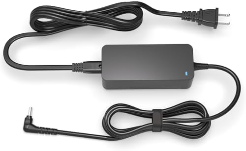 UL Listed Charger Fit for LG Gram Laptop – Fit for LG Gram 13.3" 14" 15" 17" Series 13Z970 13Z975 13Z980 14Z960 14Z970 14Z980 15Z970 15Z975 15Z980 17Z990 17Z995 Round Tip AC Adapter Extra Long Power