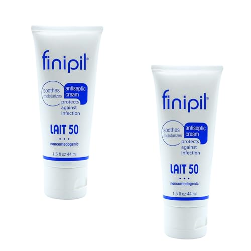 Finipil Lait 50 – Antiseptic Post-Hair Removal Lotion, Soothes & Protects Skin, Set of 2 Tubes 44 Ml