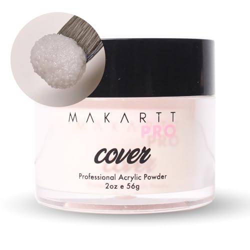Acrylic Powder - 56g/2oz Acrylic Nail Cover Powder for Nail Extension, Perfect Acrylic Powder for Professional Private Nail Technicians - Color - Barely There