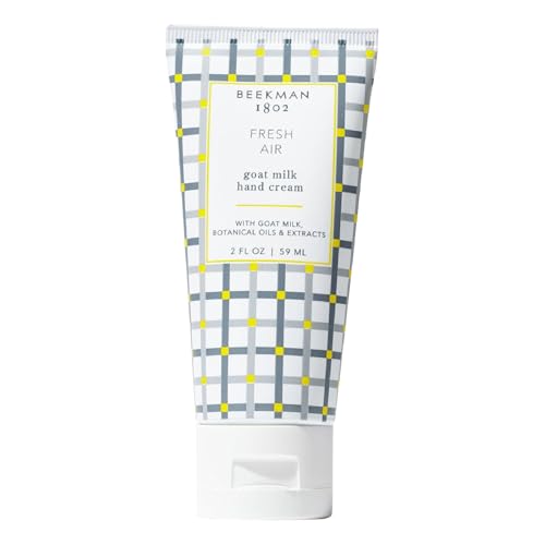 Beekman 1802 Goat Milk Hand Cream - Fragrance Free Hand Lotion For Deeply Hydrating All Skin Types - Lightweight, Non-Greasy & Sensitive Skin Safe - 2 oz - Packaging May Vary