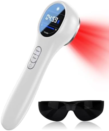 Holsn Red Light Therapy Infrared Light Tharepy, Red Light Device for Bodypain Relief, Joint, Muscle & Tissue 14 * 650nm + 3 * 808nm