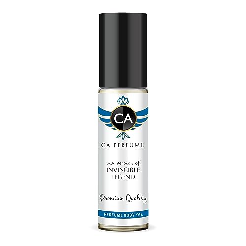 CA Perfume Impression of Paco Invincible Legend For Men Replica Fragrance Body Oil Dupes Alcohol-Free Essential Aromatherapy Sample Travel Size Concentrated Long Lasting Attar Roll-On 0.3 Fl Oz/10ml