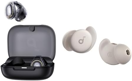 Soundcore Sleep A20 by Anker Bluetooth Earbuds C30i Headphones, Small Design for Side Sleepers, 80H Playtime, Stream Content via Bluetooth 5.3, Sleep Monitor, Personal Alarm