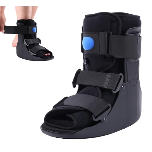 Orthopedic Walking Boot, Air Cam Walker Fracture Boot for Broken Foot, Sprains & Achilles Injuries, Lightweight Medical Inflatable Foot Support for Post-Surgery Recovery & Mobilit(Small)