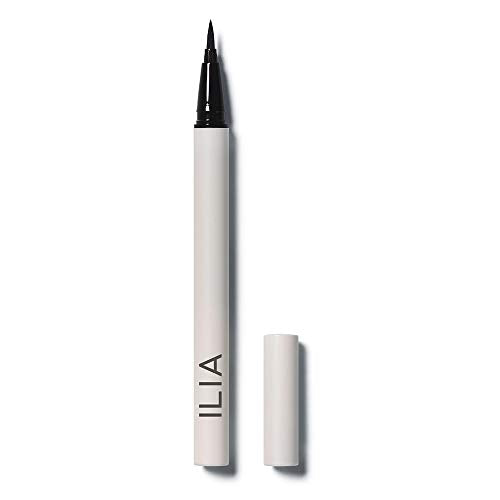 ILIA - Clean Line Liquid Liner | Non-Toxic, Vegan, Cruelty-Free, Quick Dry, Carbon Black-Free, + Water Resistant with Precision Tip (Black, 0.01 fl oz | 0.55 ml)