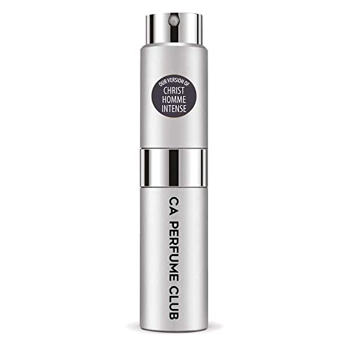 CA Perfume Impression of Christian D. Homme Intense For Men Replica Version Fragrance Dupes Concentrated Long Lasting Eau de Parfum Spray Refillable Atomizer Bottle 0.27 Fl Oz-X1