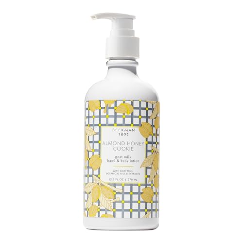 Beekman 1802 Goat Milk Lotion - Hydrates, & Softens Dry Skin, Body and Hand Lotion - With Shea Butter & Jojoba Oil - Lightweight, Non-Greasy, Cruelty-Free - Packaging May Vary