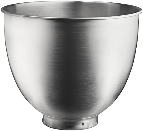 KitchenAid 3.5 Quart Brushed Stainless Steel Bowl for Artisan Mini 3.5 Quart Stand Mixers - KSM35SSB