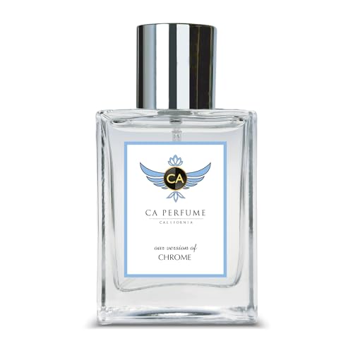CA Perfume Impression of Chrome For Women & Men Replica Version Fragrance Dupes Concentrated Long Lasting Eau de Parfum Spray Refillable Atomizer Bottle 1.7 Fl Oz/50ml-X1