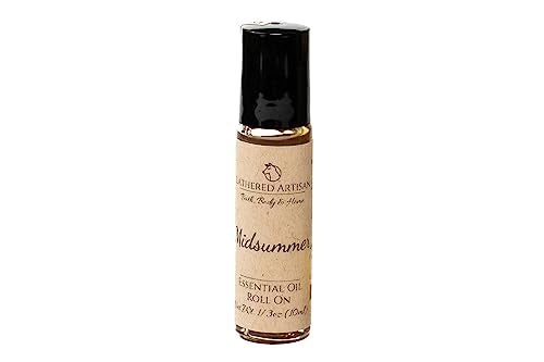 Phthalate Free | Midsummer | Natural Essential Oil Perfume | Phthalate Free, Alcohol-Free Plant Based Oil Perfume and Cologne, Nourishing, and Uniquely Handcrafted (Midsummer, Roll On)